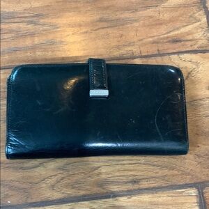 Coach Black Wallet Sleek Design